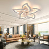 RGB LED Ceiling Fan Lights with Remote Control Dimmable Reversible 6 Speeds Fan