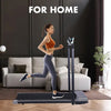 LED Foldable Treadmill Walking Running Machine Home Office Under Desk w/ Remote