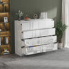 120CM High Gloss Chest of 6 7 8Drawers Tall Wide Bedside Table Cabinet Furniture