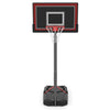 Outdoor 7.5-10 FT Height Adjustable Basketball Goal System with Wheels