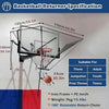 Basketball Rebounder Trainer 180° Rotating|Hoop Return Net w/Bag|Metal Chute