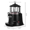 Commercial 5L Heated Hot Chocolate Dispenser-Insulated Stainless Steel for Cafe