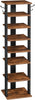 Shoe Rack Wooden Tall Shoe Shelf Shoe Storage Organizer 28 x 28 x 113 cm