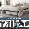 High Metal Bed Frame 4ft 6 Double Bed Heavy Duty With Underbed Storage 135x190cm