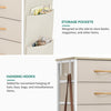 Chest of Drawers 8 Drawer Storage Dresser Organizer Unit for Bedroom Living Room