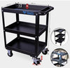 KS Tools Workshop Service Trolley, Metal, Black, 76, 3 x 44, 3 x 84, 3 cm (B x T