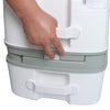 Large 24L Portable Toilet Flushing Chemical Potty Camping Caravan Easy Clear UK