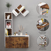 Pmnianhua Folding Wall Mounted Drop Leaf Table, Foldable Desk with Moveable