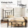 Single Size Metal Bed Frame w/ Headboard & 31 CM Under-bed Storage