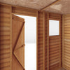 Waltons 7x5 Wooden Garden Shed Overlap Pent Single Door Windows Storage 7ft 5ft