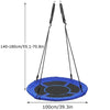 100cm Giant Nest Web Rope Hanging Tree Kids Swing Seat Round Backyard Playground
