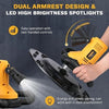 220V Electric Cement Power Trowel-6 Speed Mortar Polisher&Wall Grinder+3 Pads UK