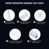 14x Hexagon LED Lighting Car Detail Garage Workshop Retail Lighting Wall Lamp