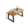 Foldable Computer Desk Wooden Low Table Japanese Tatami Small Coffee Table