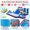 Giant Water Slide Park 5-In-1 Inflatable Jumping House w/Dual Slides