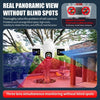 3 in 1 Wireless Camera 4K Outdoor 3 Lens 6MP CCTV PTZ Smart Home Security IR Cam