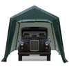 Outdoor Garage Tent 8' x 14' Carport Shed with Sidewalls-Green