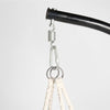 Macrame Hanging Chair Outdoor Swing Garden Furniture Hammock Rope Soft Tassels