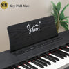 Glarry Digital Piano 88 Full Weighted Key 3 Pedals with Wooden Stand Black