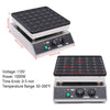 36 Holes Mini Dutch Poffertjes Pancake Maker Electric Non-stick Waffle Machine
