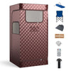 Portable Steam Sauna Home Full Body Sauna Box w/3L Steam Generator