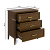 Walnut Chest of 3 Drawers - Delilah DLH010
