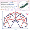 305 cm Kids Jungle Gym Monkey Bar Climbing Toys with Swing-Red