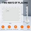 Hollywood Vanity Mirror with Lights,15 LED 3 Color Lights Make Up Lighted Mirror