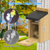 Smart Bird House W/Camera 2K Birdhouse Camera for Outdoors with Solar Panel