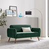 Teddy Velvet Upholstered Post Modern 2 Seater Sofa