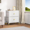 Chest of Drawers 2 Fabric Drawer Bedroom Bedside Storage Cabinet Organizer Unit