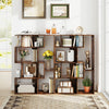 Free-standing Storage Shelf Unit 6-Cube Large Bookcase-Cafe