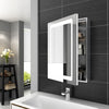 LED illuminated Bathroom Mirror Cabinet with Demister / Shaver Socket / 600mm