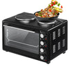 MAX Multi Function Mini Rotisserie Fan Oven 36 Litre with Twin Hob and Grill