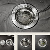 Black Hidden Handmade Kitchen Sink Stainless w/Glass Rinser Single Bowl