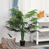 125cm/4FT Artificial Palm Plant Decorative Tree with Nursery Pot