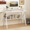 Space Saving Computer Desk Home Office Desk-White