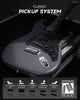 Donner DST-80 Electric Guitar Solid Body S-S-S Pickups Wood Grain Amplifier Set