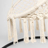 Macrame Hanging Chair Outdoor Swing Garden Furniture Hammock Rope Soft Tassels