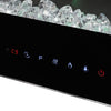 50inch Electric Fire Wall Mounted/Recessed Electric Fireplace Crystal & Log Set