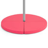 Round Portable Yoga Mat Pole Dance Crash 59” x 3” (W x T)-Pink