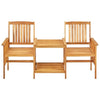 Solid Acacia Wood Garden Chairs with Tea Table Outdoor Dinning Set