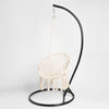 Macrame Hanging Chair Outdoor Swing Garden Furniture Hammock Rope Soft Tassels