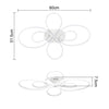 Modern Lamp LED Ceiling Light Chandelier Lights Living Room Dining Room Bedroom
