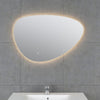 Pebble Shaped Mirror Bathroom Mirror Modern Designer Mirror 800x550mm | Aria