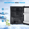 40Liter/48Cans Mini Beer Fridge Under Counter Drinks Wine Cooler Removable Shelf