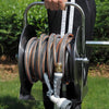 Garden Hose Reel Portable Water Pipe Rack Free Standing Wall Mounted Hose Holder