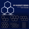 11HEX Honeycomb Light Hexagon LED Lighting Lamp for Home Workshop Car Garage Gym