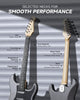 Donner DST-80 Electric Guitar Solid Body S-S-S Pickups Wood Grain Amplifier Set
