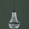 Solar Powered Acrylic Crystal Chandelier Light Outdoor Garden Meadow Cool White